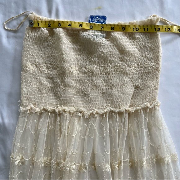 Free People Intimately Creme Comb Lace Maxi Dress - Picture 14 of 15